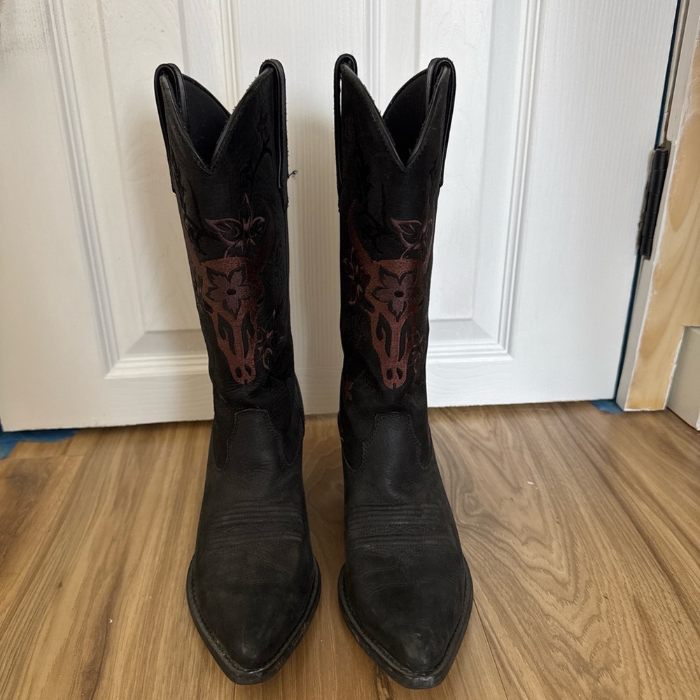 Durango Black and Brown Western Boots